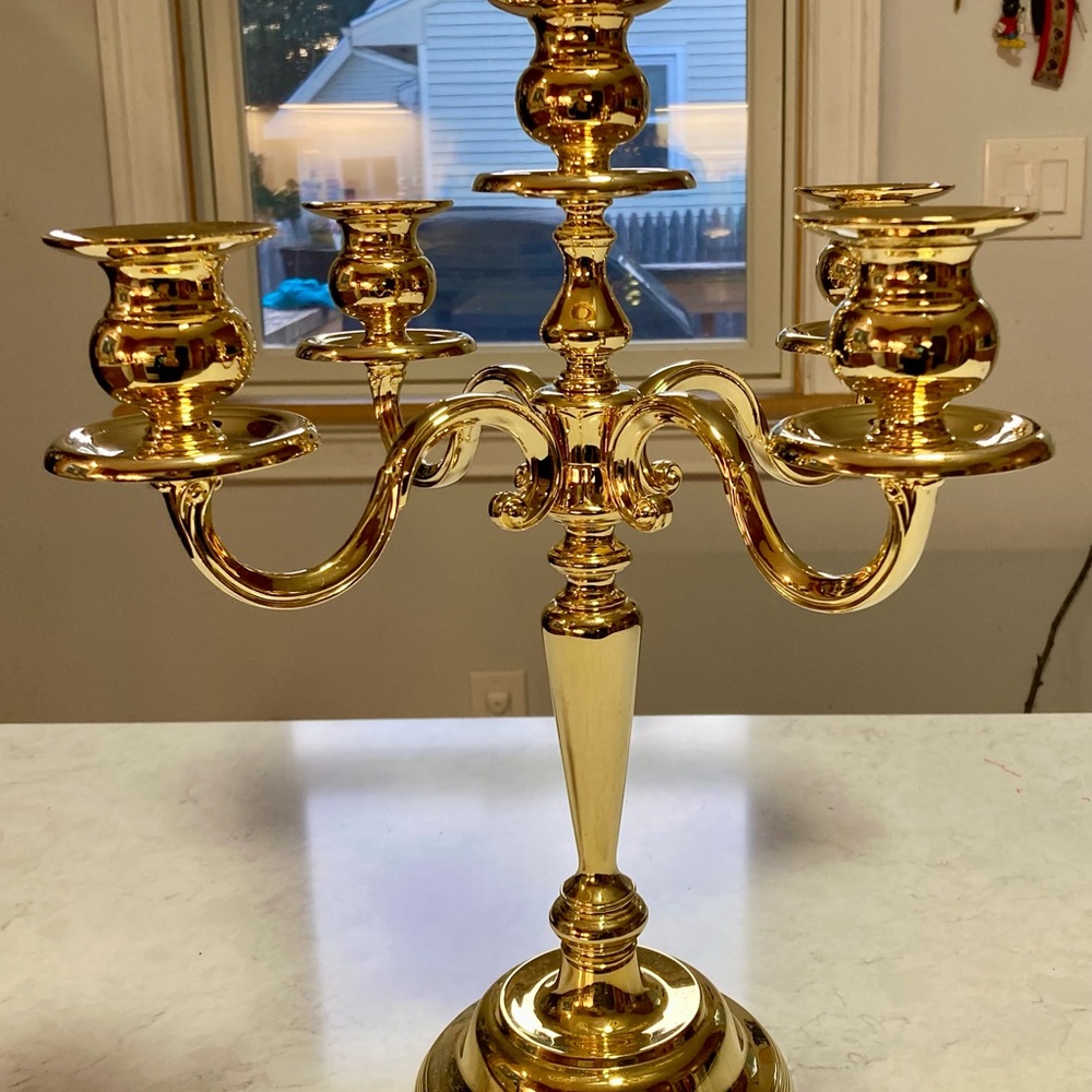 SOLDElegant Gold Candelabra